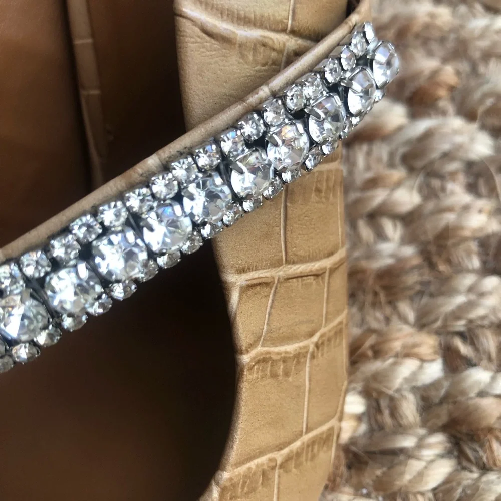 New: Kurt Geiger London Duke Jeweled Mule. Size 39 - Picture 8 of 14